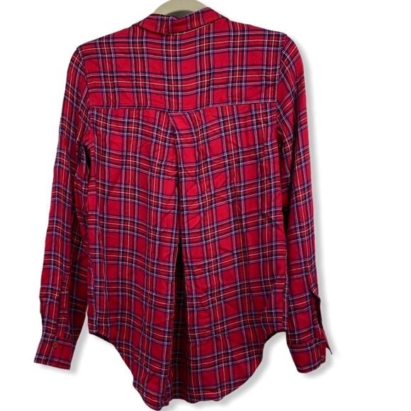 Universal Thread Womens Red Flannel Shirt XS NEW - Picture 2 of 5
